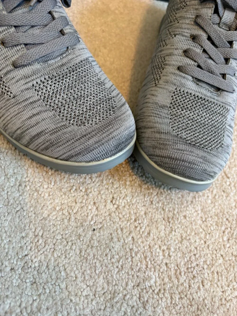 Propet Travel Fit Hi Walking Shoes Women's Size 12 Lite gray WAT032M NWOT